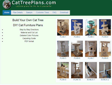 Tablet Screenshot of cattreeplans.com